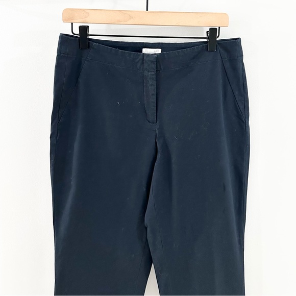 J. Jill Straight Leg Ankle Pants Navy Size 8 - Picture 3 of 6